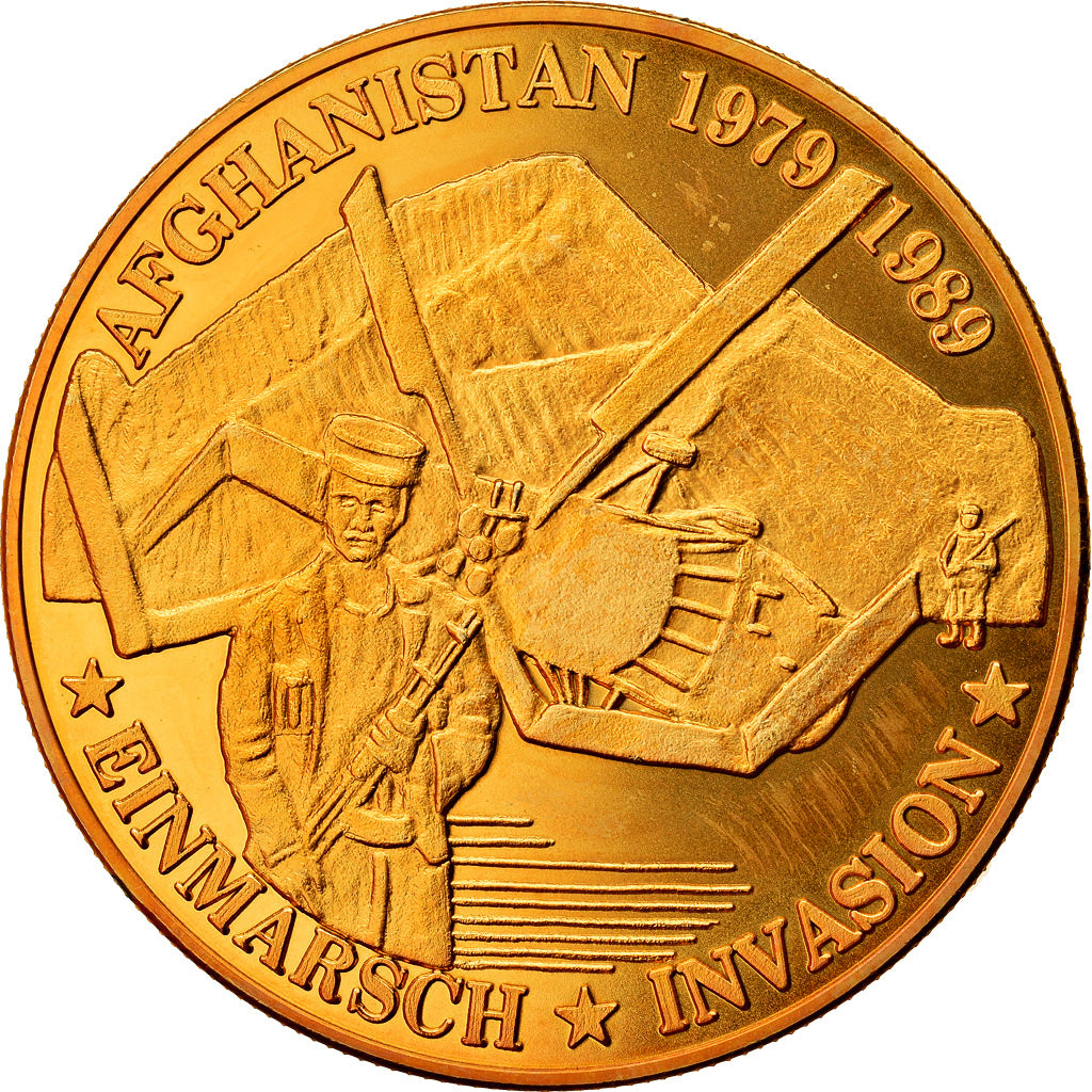 Russia, Medal, Afghanistan, invasion, Politics, Society, War, MS(64)