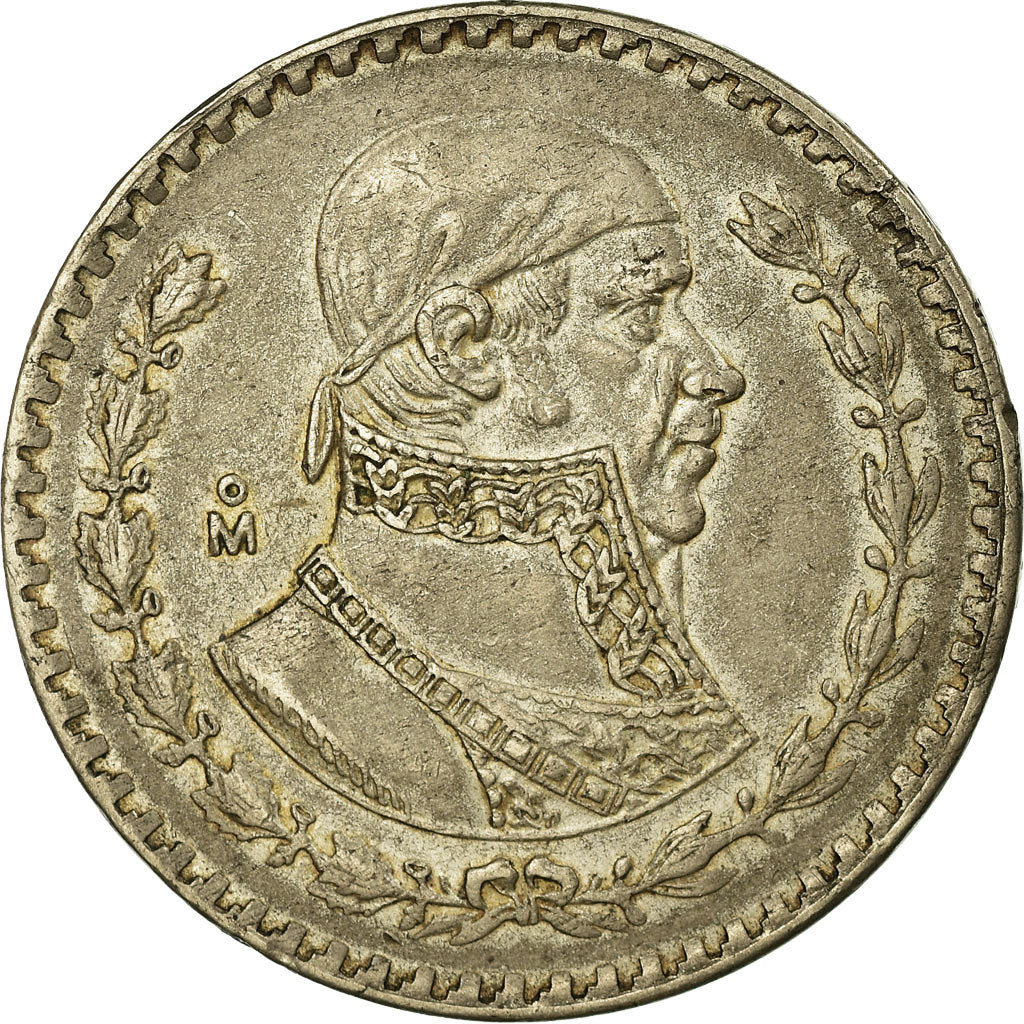 Coin, Mexico, Peso, 1958, Mexico City, AU(50-53), Silver, KM:459