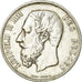 Coin, Belgium, Leopold II, 5 Francs, 5 Frank, 1876, EF(40-45), Silver, KM:24