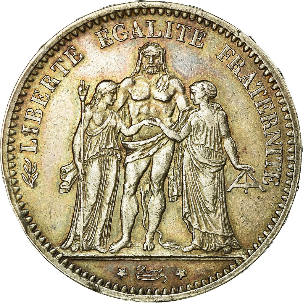 Monnaie, France, Hercule, 5 Francs, 1873, Paris, TTB, Argent, Gadoury:745a