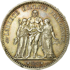 Monnaie, France, Hercule, 5 Francs, 1873, Paris, TTB, Argent, Gadoury:745a