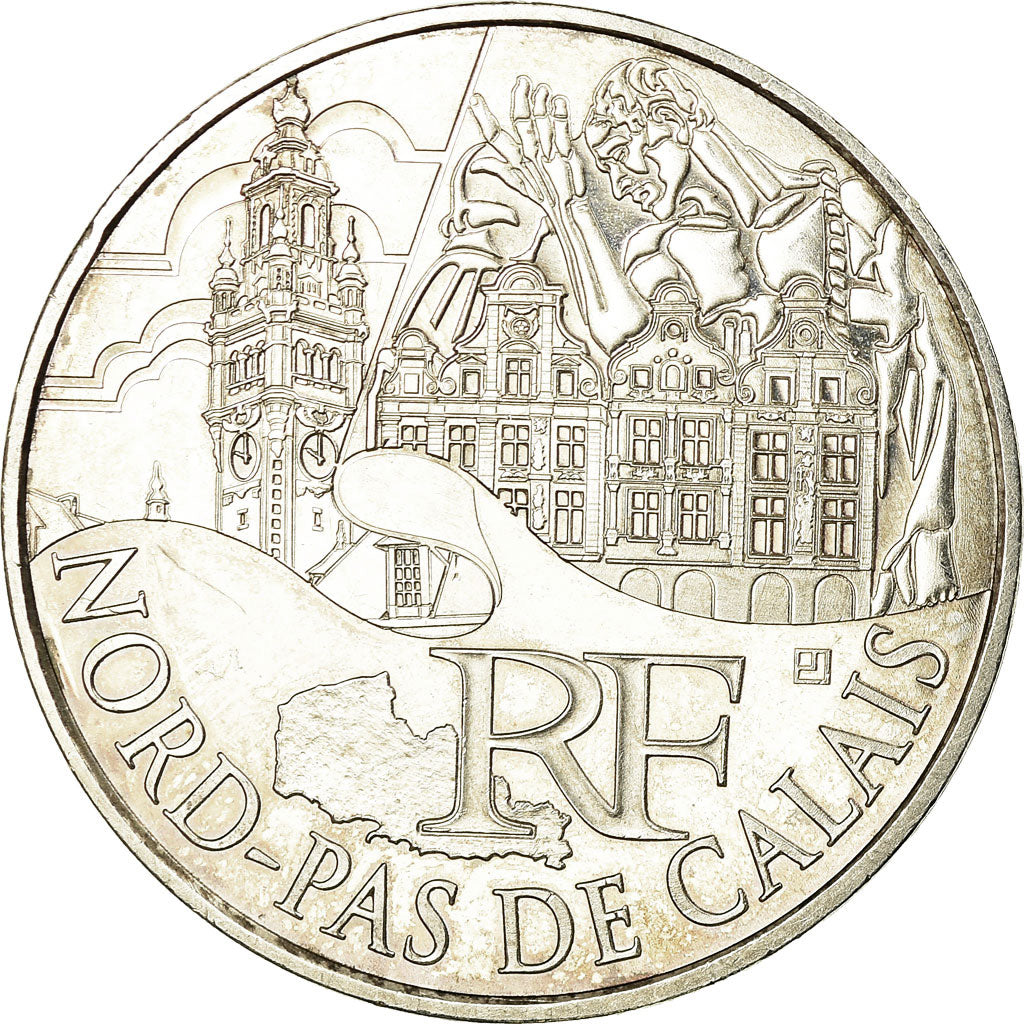 France, 10 Euro, 2011, AU(55-58), Silver, Gadoury:EU450, KM:1745