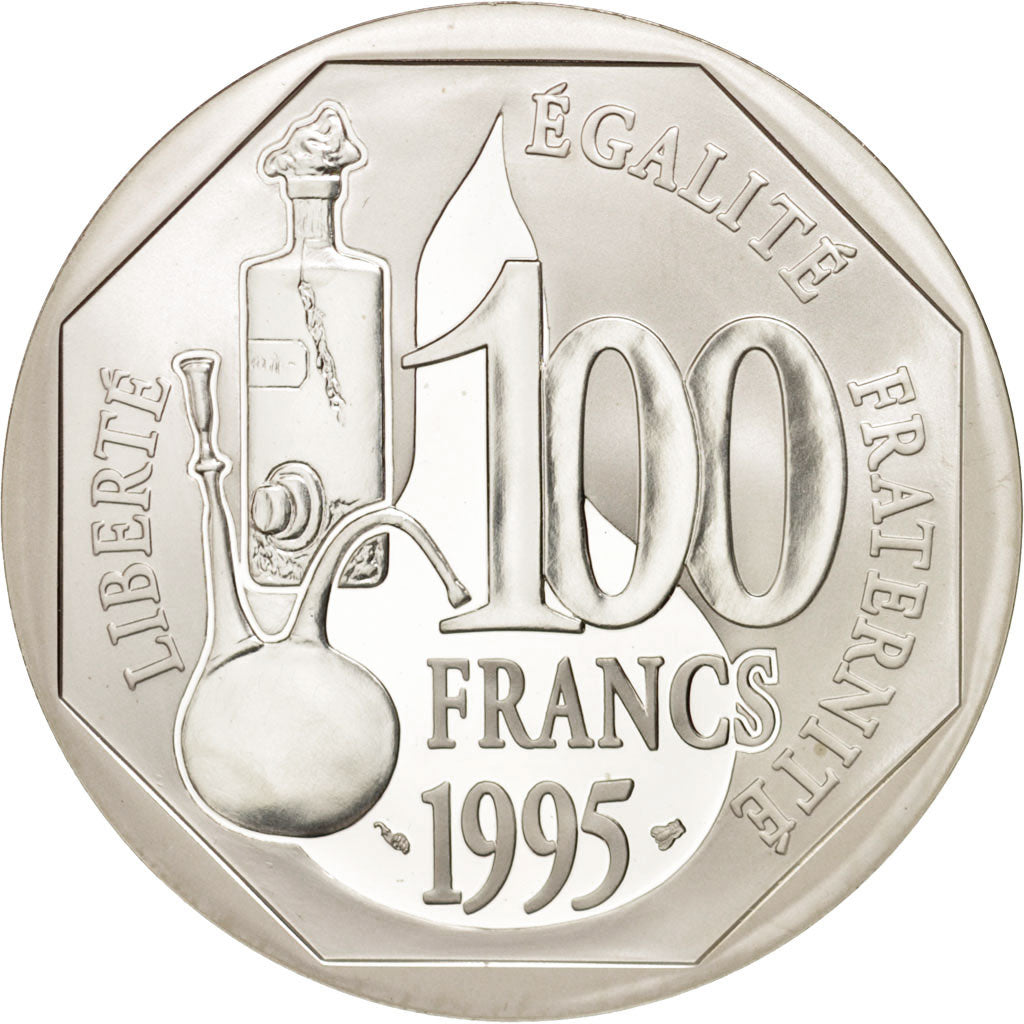 FRANCE, 100 Francs, 1995, KM #1134, MS(65-70), Silver, Gadoury #C130, 22.20