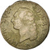 Moneda, Francia, Louis XVI, Sol ou sou, 1782, Lille, BC+, Cobre, KM:578.16