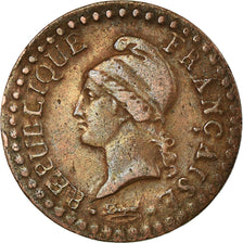 Coin, France, Dupré, Centime, AN 6, Paris, VF(30-35), Bronze, KM:646