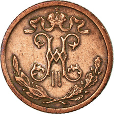 Münze, Russland, Nicholas II, 1/2 Kopek, 1899, St. Petersburg, SS, Kupfer