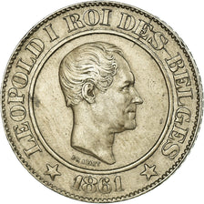 Moneta, Belgio, Leopold I, 20 Centimes, 1861, BB+, Rame-nichel, KM:20