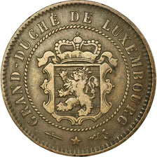 Coin, Luxembourg, William III, 5 Centimes, 1854, Utrecht, EF(40-45), Bronze