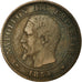 Coin, France, Napoleon III, 2 Centimes, 1854, Lille, VF(30-35), KM 776.7