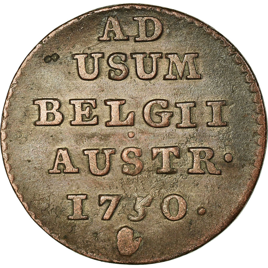 Coin, AUSTRIAN NETHERLANDS, Maria Theresa, Liard, Oord, 1750, Anvers, AU(50-53)