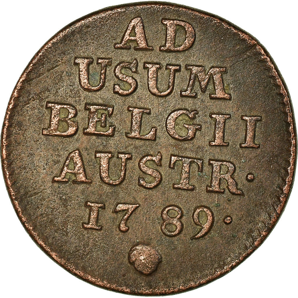 Coin, AUSTRIAN NETHERLANDS, Joseph II, Liard, 1789, Brussels, EF(40-45)