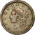 Moneta, USA, Coronet Cent, Cent, 1838, U.S. Mint, Philadelphia, VF(30-35)