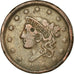 Monnaie, États-Unis, Coronet Cent, 1838, Philadelphie, TB+, KM 45