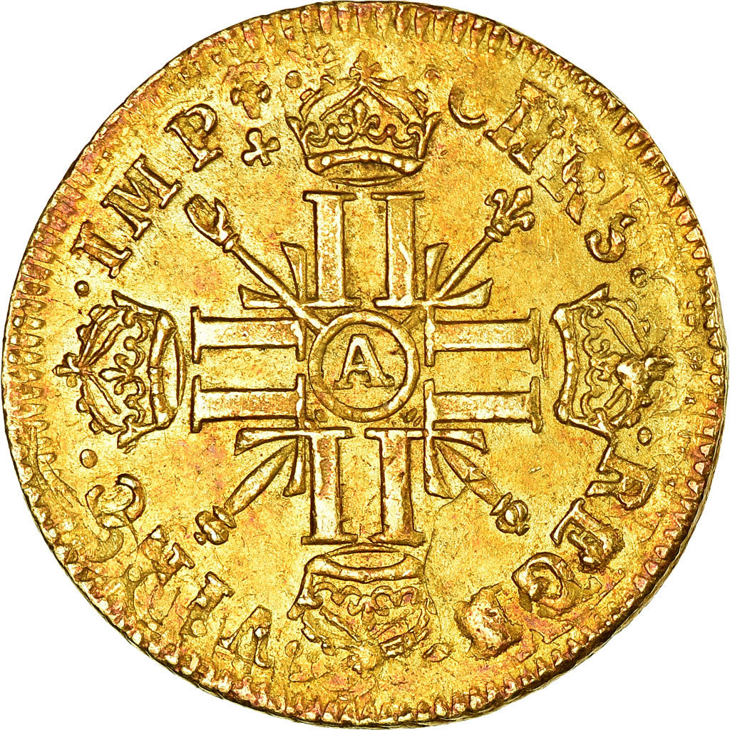 Monnaie,France,Louis XIV,Louis d'or aux 8 L et aux insignes,1701,Paris,TTB+