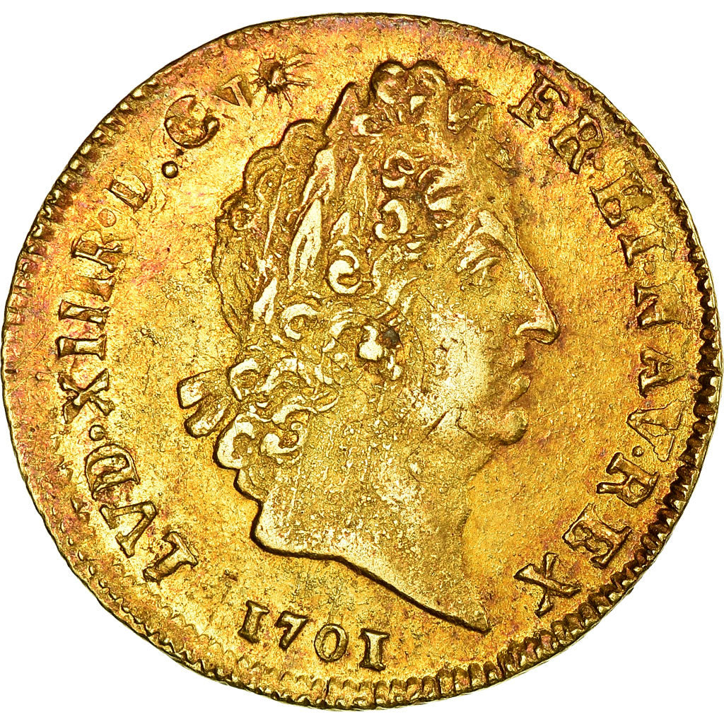 Coin,France,Louis XIV,Louis d'or aux 8 L et aux insignes,1701,Bayonne,AU(50-53)