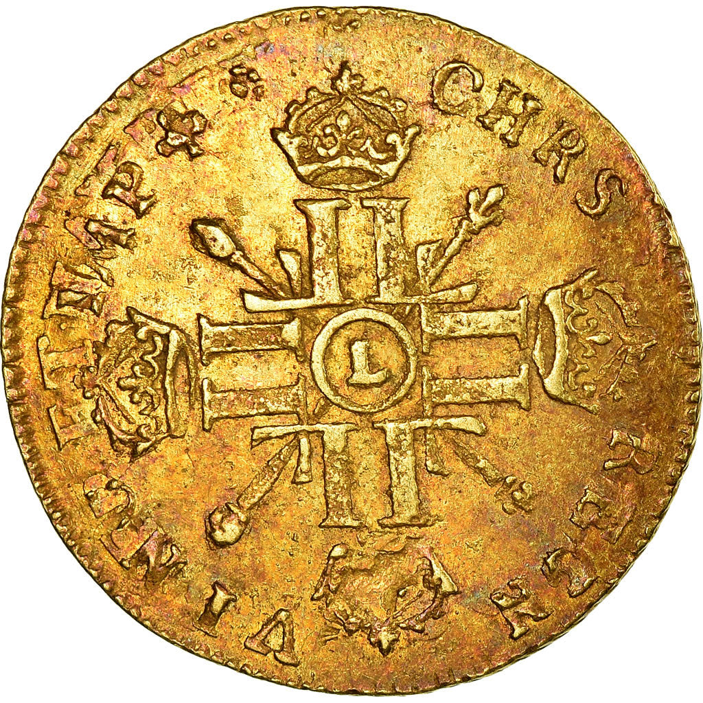 Coin,France,Louis XIV,Louis d'or aux 8 L et aux insignes,1701,Bayonne,AU(50-53)