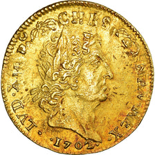 Munten,Frankrijk,Louis XIV,Louis d'or aux 8 L et aux insignes,1702,Paris,ZF+