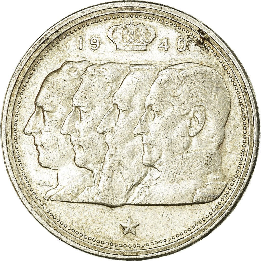 Moneta, Belgio, 100 Francs, 100 Frank, 1949, BB, Argento, KM:139.1