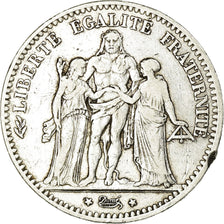 Monnaie, France, Hercule, 5 Francs, 1875, Paris, TB+, Argent, Gadoury:745a