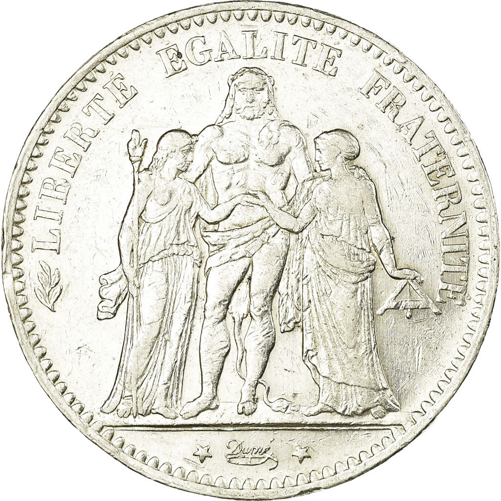 Monnaie, France, Hercule, 5 Francs, 1876, Paris, TTB+, Argent, Gadoury:745a