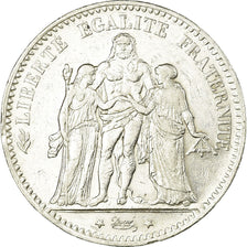Monnaie, France, Hercule, 5 Francs, 1876, Paris, TTB+, Argent, Gadoury:745a