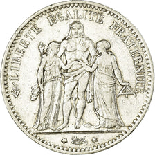 Coin, France, Hercule, 5 Francs, 1875, Paris, EF(40-45), Silver, KM:820.1