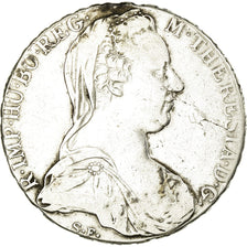 Coin, Austria, Joseph II, Thaler, 1780, Official restrike, VF(30-35), Silver