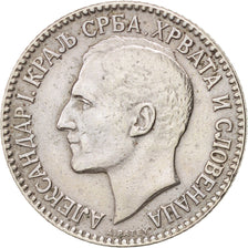 Coin, Yugoslavia, Alexander I, 2 Dinara, 1925, EF(40-45), Nickel-Bronze, KM:6