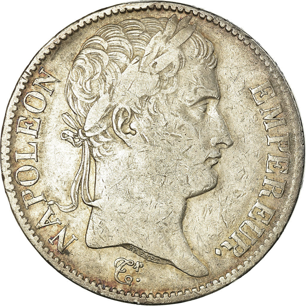 Coin, France, Napoléon I, 5 Francs, 1812, Lyon, EF(40-45), Silver, KM:694.5