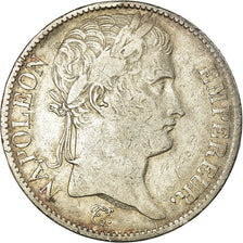 Coin, France, Napoléon I, 5 Francs, 1812, Lyon, EF(40-45), Silver, KM:694.5
