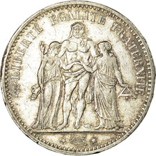 Monnaie, France, Hercule, 5 Francs, 1875, Paris, TTB+, Argent, Gadoury:745a