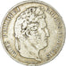 Moneta, Francia, Louis-Philippe, 5 Francs, 1836, Bordeaux, MB+, Argento
