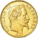 Coin, France, Napoleon III, 50 Francs, 1862, Paris, AU(50-53), Gold, KM 804.1