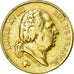 Coin, France, Louis XVIII, 40 Francs, 1816, Lille, VF(30-35), Gold, KM 713.6