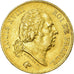 Coin, France, Louis XVIII, 40 Francs, 1818, Lille, AU(50-53), Gold, KM 713.6