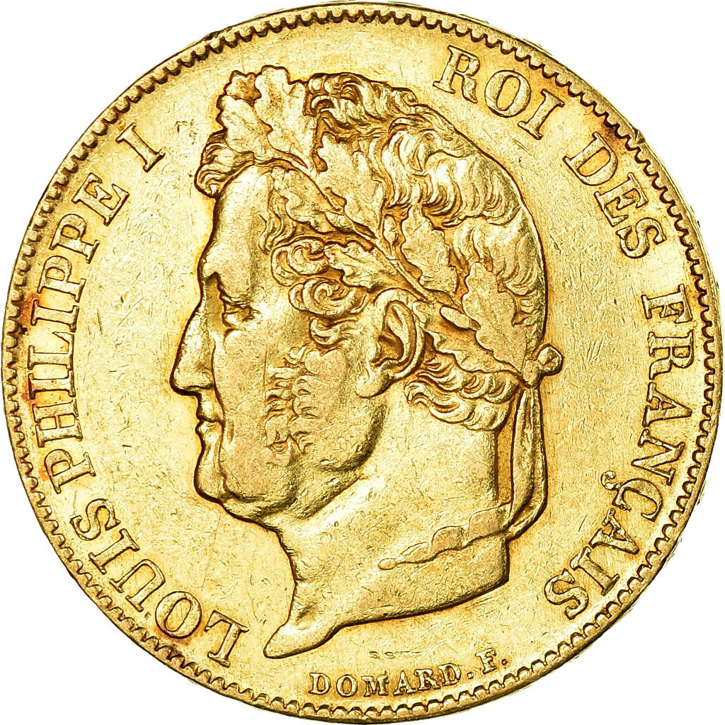 Moneda, Francia, Louis-Philippe, 20 Francs, 1847, Paris, MBC+, Oro, KM:750.1