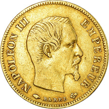 Coin, France, Napoleon III, 10 Francs, 1856, Paris, VF(30-35), Gold, KM 784.3