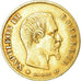 Coin, France, Napoleon III, 10 Francs, 1860, Strasbourg, VF(30-35),Gold,KM 784.4