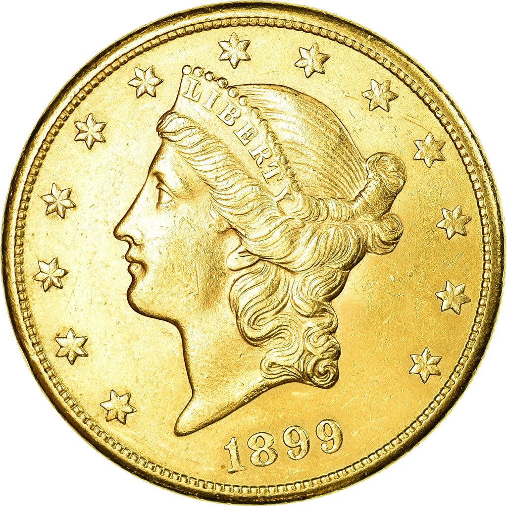 Monnaie, États-Unis, Liberty Head, $20, 1899, San Francisco, SUP, Or