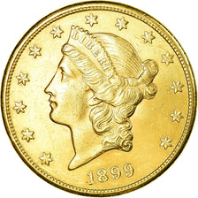 Monnaie, États-Unis, Liberty Head, $20, 1899, San Francisco, SUP, Or