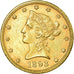 Moneda, Estados Unidos, Coronet Head, $10, 1893,Philadelphia, MBC+, Oro