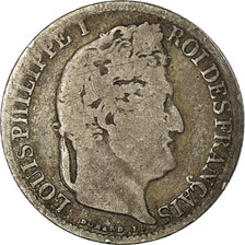 Munten, Frankrijk, Louis-Philippe, 1/2 Franc, 1834, Paris, ZG+, Zilver