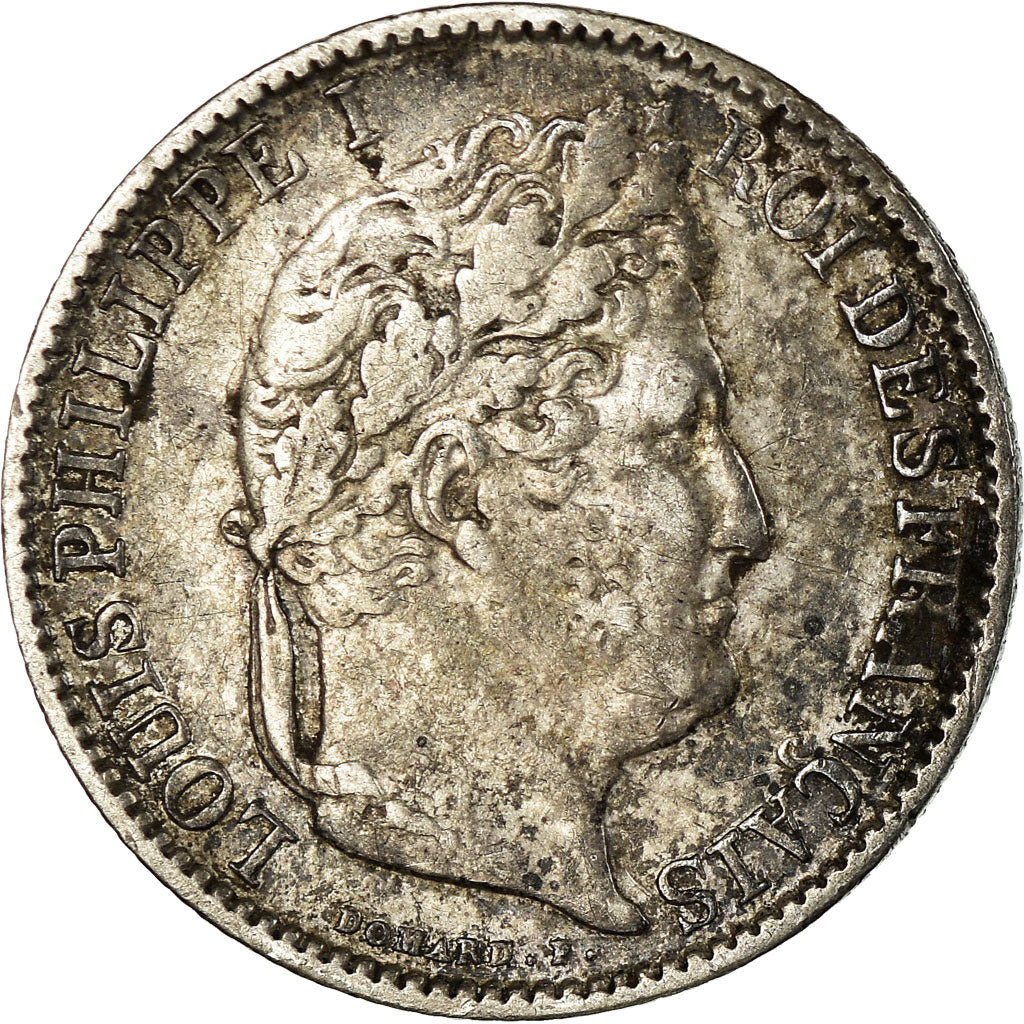 Moneda, Francia, Louis-Philippe, 50 Centimes, 1846, Paris, BC+, Plata, KM:768.1