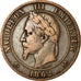Coin, France, Napoleon III, 10 Centimes, 1862, Bordeaux, VF(30-35), KM 798.3