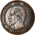 Monnaie, France, Napoleon III, 10 Centimes, 1854, Paris, TB+, Gad 152