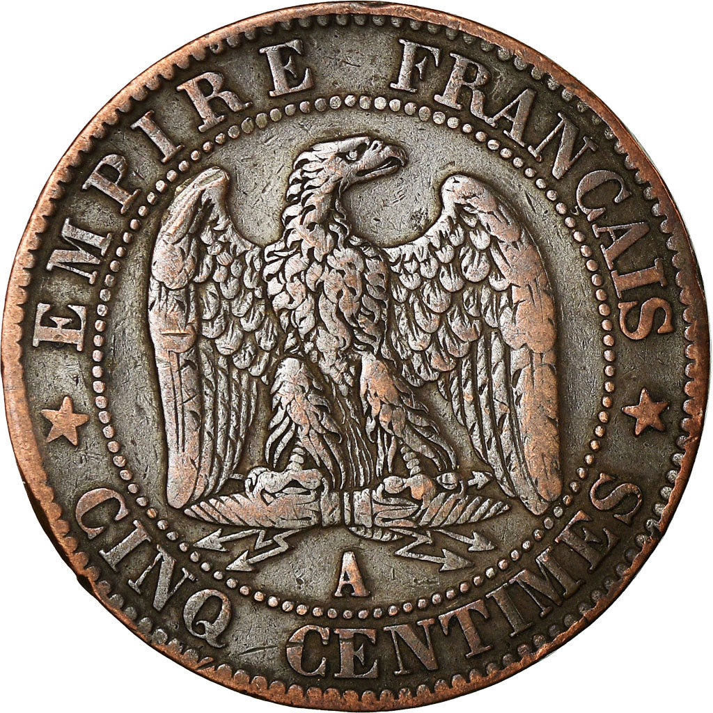 Monnaie, France, Napoleon III, 10 Centimes, 1854, Paris, TB+, Gad 152