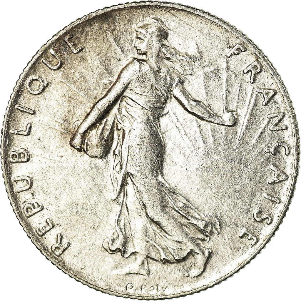 Coin, France, Semeuse, 50 Centimes, 1914, Paris, AU(50-53), Silver, KM:854