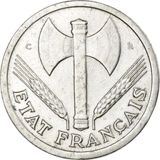 Münze, Frankreich, Bazor, 2 Francs, 1944, Castelsarrasin, SS+, Aluminium
