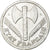 Munten, Frankrijk, Bazor, 2 Francs, 1944, Castelsarrasin, ZF+, Aluminium