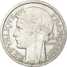 Moneda, Francia, Morlon, 2 Francs, 1958, EBC, Aluminio, KM:886a.1, Gadoury:538b